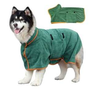 dog bathrobe