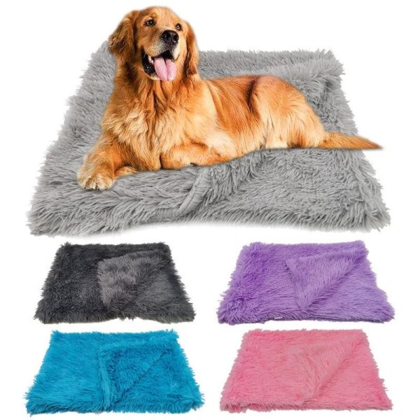 Dog Blankets - Long Plush Pet Dog Blankets Double Fluffy