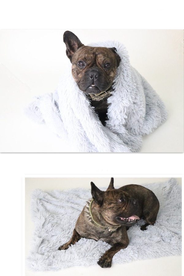 Dog Blankets - Long Plush Pet Dog Blankets Double Fluffy