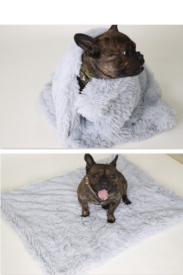 Dog Blankets - Long Plush Pet Dog Blankets Double Fluffy